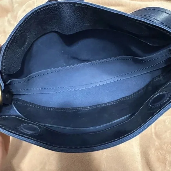 Portland Leather Koala Medium Sling COWBOY BLUE M New - Picture 7 of 7